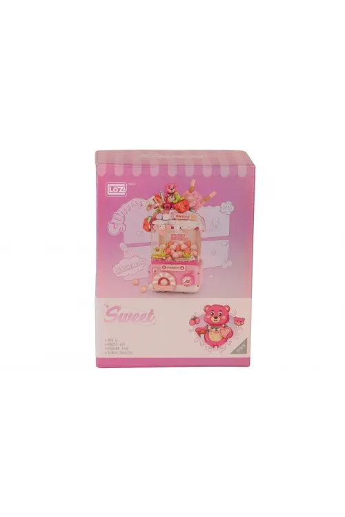 LZ1680 LOZ Sevimli Gashapon Makineleri PEMBE  BLOCK OYUNCAK 428 PARÇA