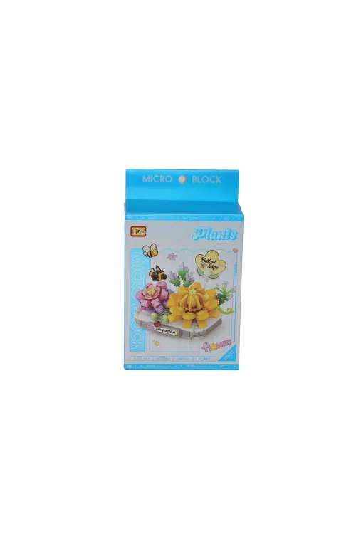 LZ8832 LOZ  Kremsi Yeşim Lotus   BLOCK OYUNCAK