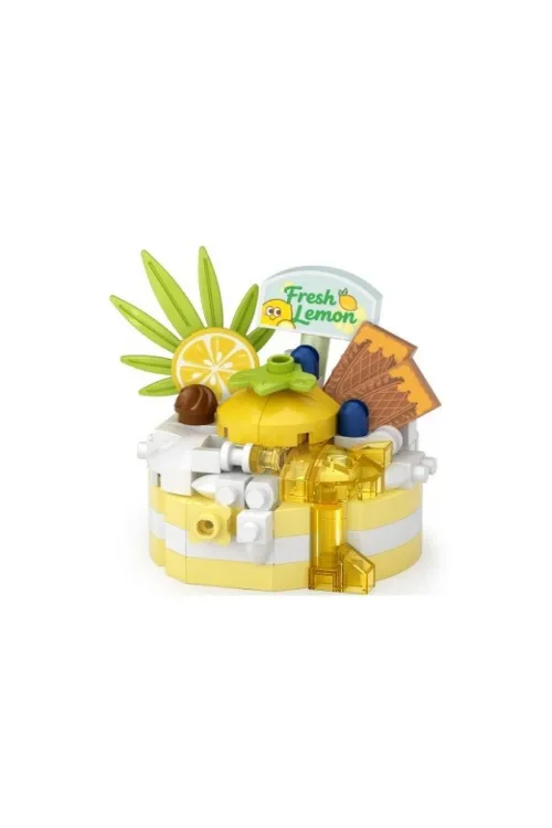 LZ-8643 LOZ LİMONLU PASTA 160 PARÇA BLOCK OYUNCAK-MİNİ POŞET