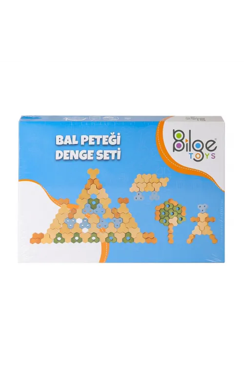 BLG-106A Bal Peteği Ahşap Denge Oyunu