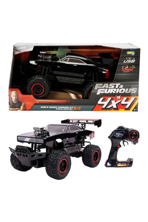 6607 SUN-SIM-JDA-R C ARABA 1 12 FASTFURIOUS DOMS DODGE CHARGER RT 4X4 FF 9 6V