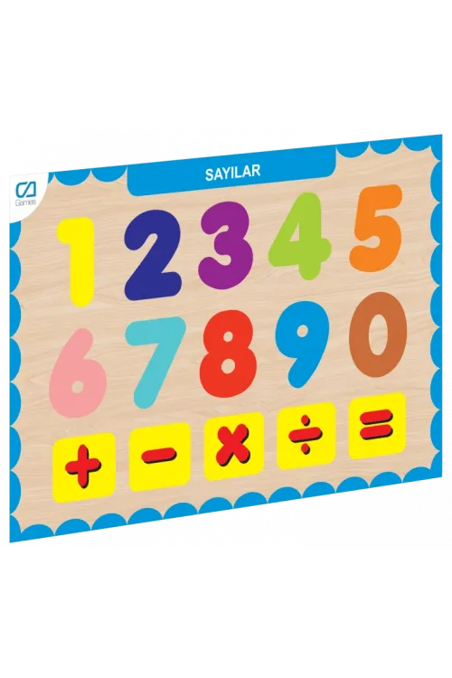 CAAHS-3207 CA GAMES AHŞAP SAYILAR BUL-TAK