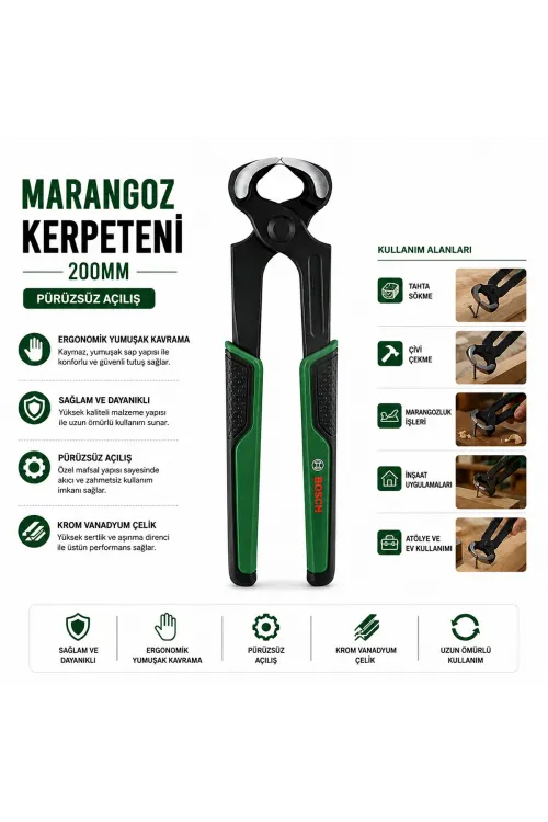 600 A02 Z9 W 528 200 Mm No-8 Marangoz Kerpeten Ergonamik Yumuşak Sap 60 ± Kesme Sertlik IEGEJPY