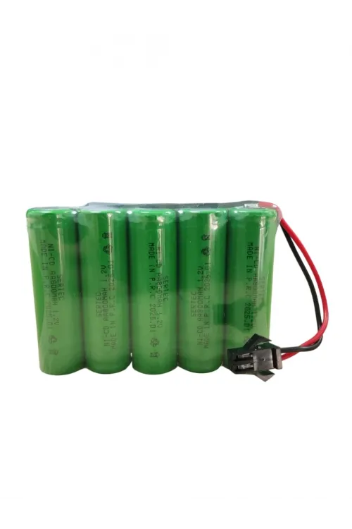 6V 5S1P AA 800 MAH KABLO + SİYAH KONNEKTÖRLÜ OYUNCAK PİLİ
