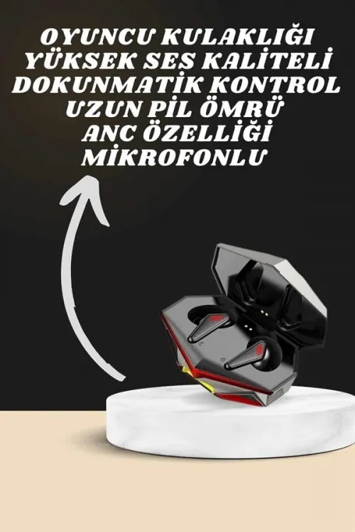 7 Kordonlu Akıllı Saat Ve Oyuncu Kulaklığı Bluetooth Bağlantılı Android Ve İos Uyumlu
