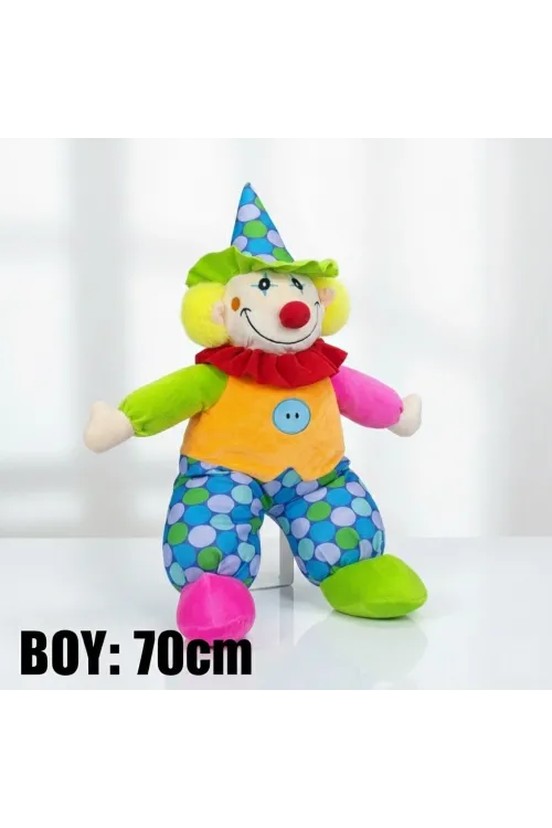 70 Cm Büyük Boy Palyaço Peluş Oyuncak Bebek