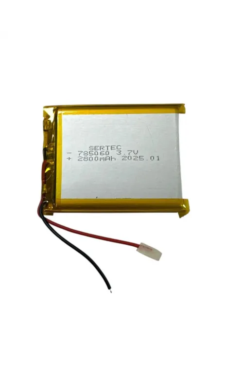 785060 3.7V 2800mAh Li-Polymer Pil Devreli/1.5A