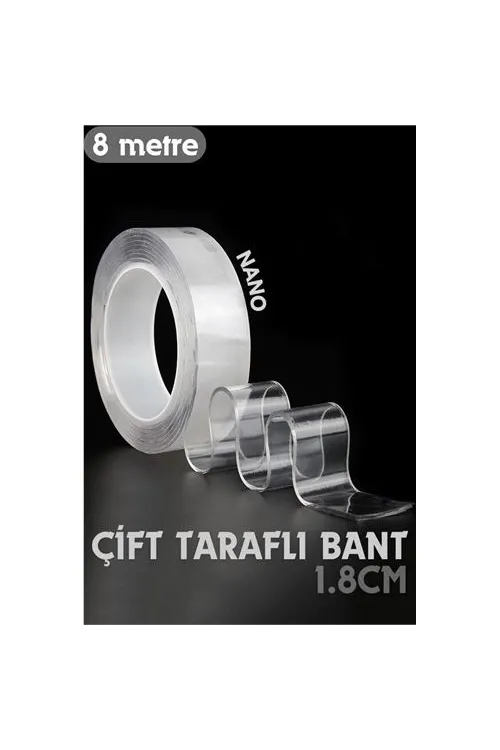 8 Metre Çift Taraflı Yapıştırıcı Bant Çivisiz Montaj 718950