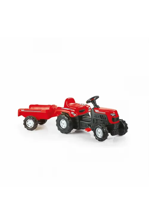 8146 OYUNCAK ROMORKLU TRAKTOR KIRMIZI