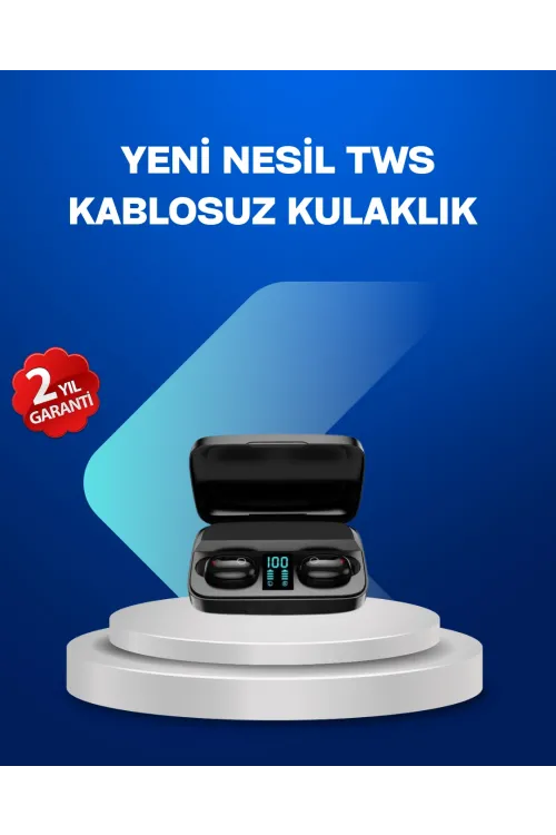 A10s Tws Bluetooth 5.0 Kablosuz Kulaklık 1800 Mah Şarj Kutulu