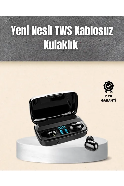A10s Tws Ergonomik Bluetooth Kulaklık Uzun Pil Ömürlü