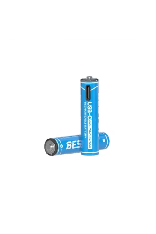 AAA Şarj Edilebilir 2li 1.5V USB-C İnce Pil