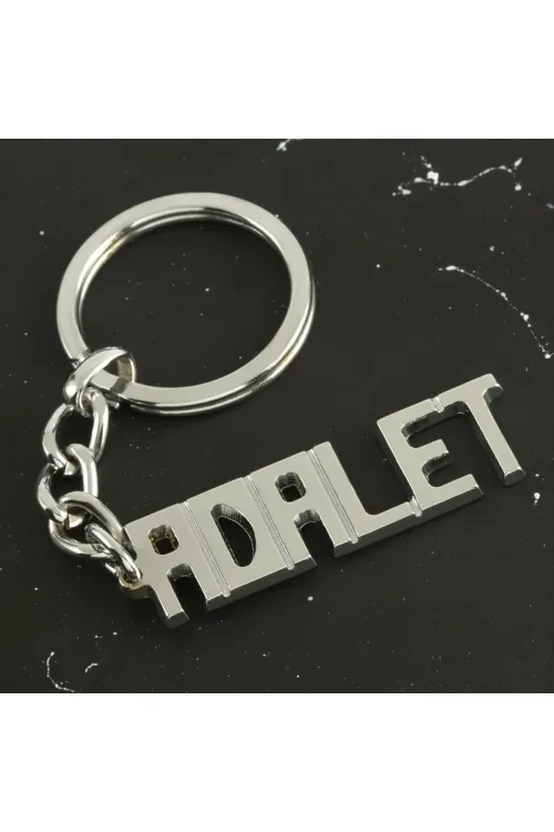 Adalet İsimli Anahtarlık