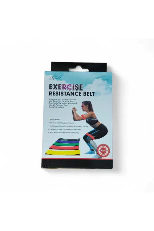 Aerobik Bant 5 Li Pilates Yoga Bandı