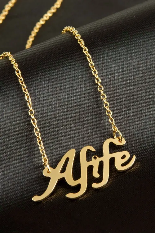 Afife isimli kolye (Kişiye Özel)