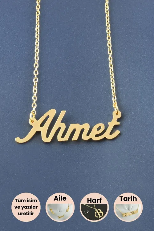 Ahmet İsimli Kolye