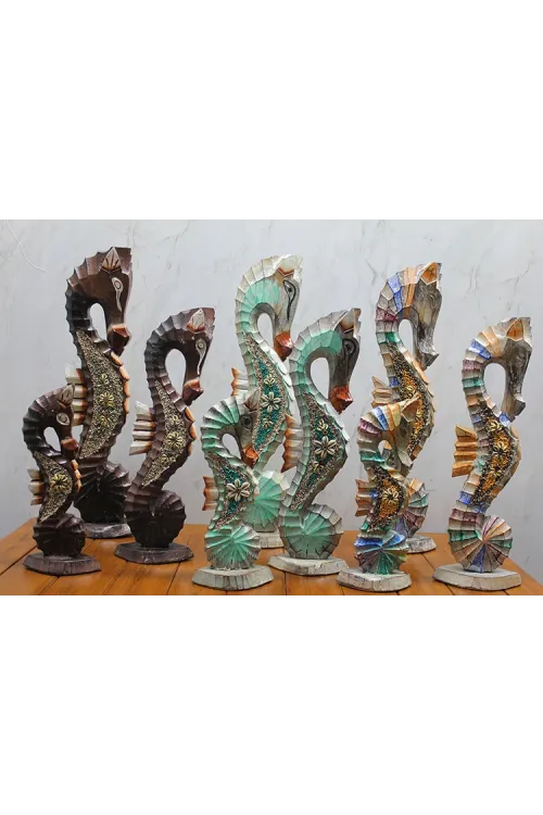 Ahşap 3lü Denizatı Kumlu