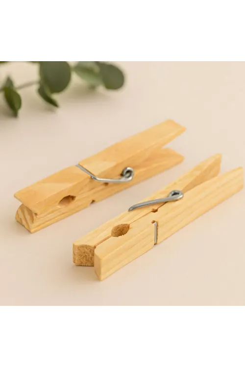 Ahşap Çamaşır Mandalı 144lü Paket