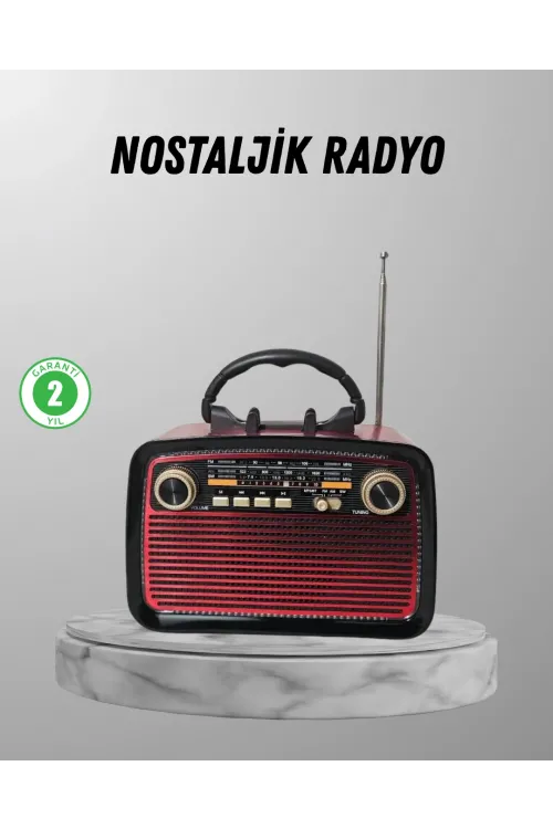 Ahşap Dokulu Bluetooth Müzik Kutusu – Vintage Led Tasarımıyla Modern Ses Deneyimi