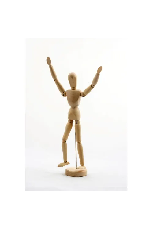 Ahşap Eskiz Manken 30 Cm