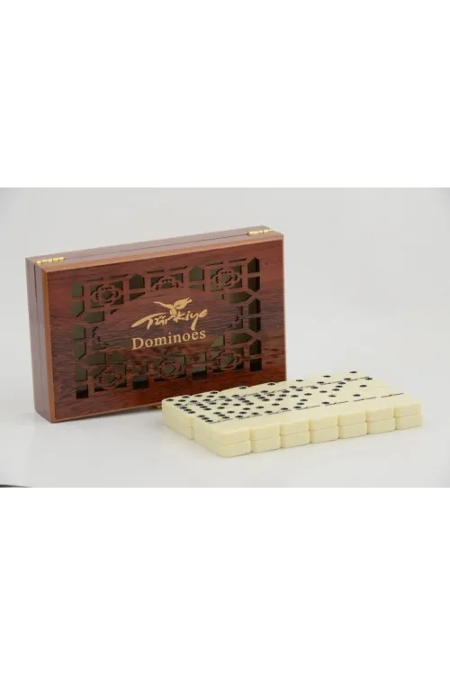 Ahşap Kutulu Melamin Domino IEG2268