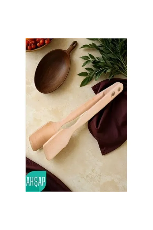 Ahşap Maşa Ahşap Doğal Gürgen Ağacı 720581