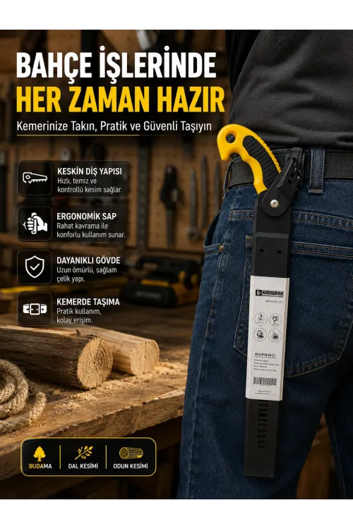 Ahşap Ve Dal Kesiminde Etkili Bahçe Bıçkısı