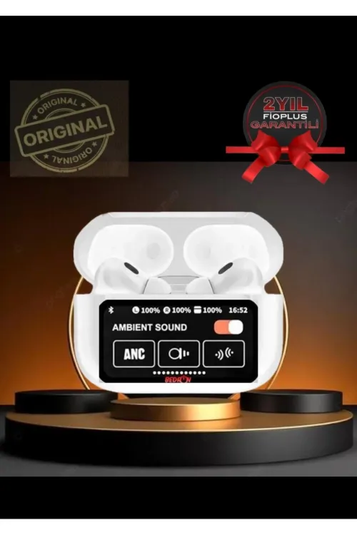 Air 2 Max Plus Anc Dokunmatik Ekranlı Bluetooth Kulaklık Ios Android Tüm Telefonlara Uyumlu Kulaklık
