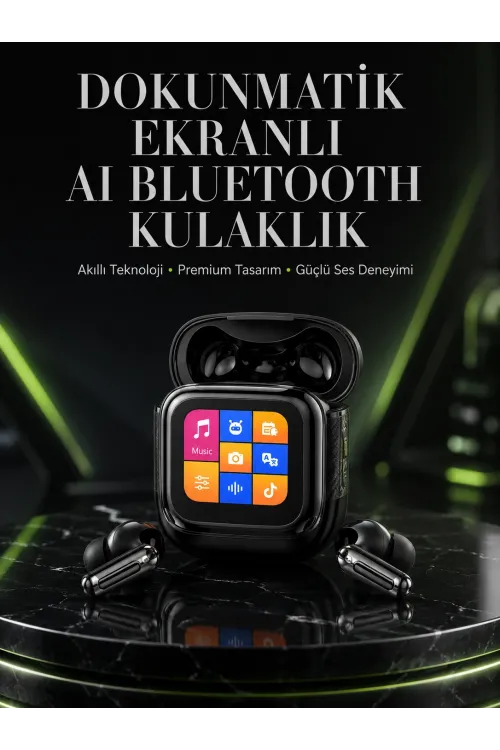 Akıllı Dokunmatik Kontrol Aı Özellikli Bluetooth Kulaklık