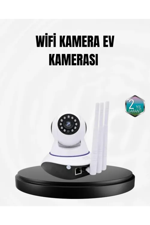 Akıllı Ip Güvenlik Kamerası – 1080p Hd, Gece Görüşlü, Hareket Algılamalı