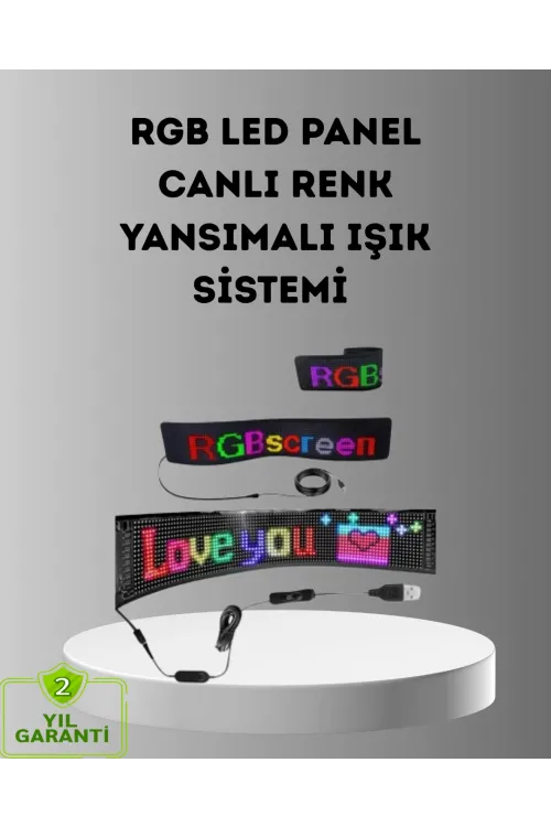 Akıllı Led Matrix Panel – Usb Bağlantılı, Kaydırmalı Yazı Ve Animasyon Desteği