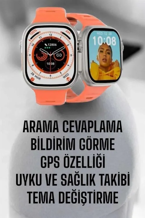 Akıllı Saat Gps, Sağlık Ve Uyku Takibi Arama Cevaplayan Bluetooth Bağlantılı