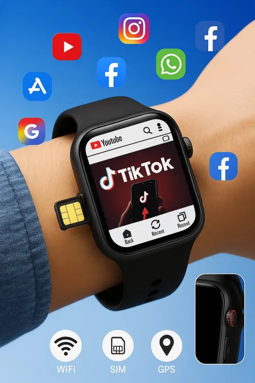 Akıllı Saat Iphone Ve Android Tüm Telefonlara Uyumlu Instagram,youtube,whatsapp  Fg5
