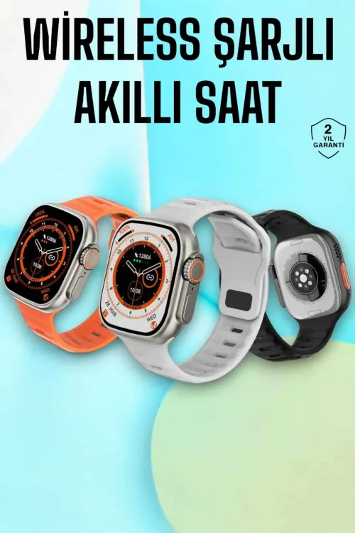 Akıllı Saat Nabız Ölçebilen Yeni Nesil Gps Ve Adımsayar Özelliği