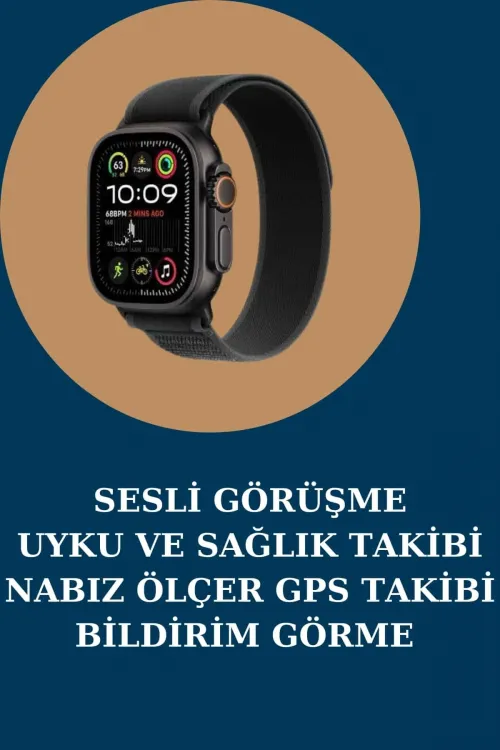 Akıllı Saat Nabız Ölçer Uyku Takibi Adımsayar Alarm Ve Hatırlatıcı Çağrı Cevaplama