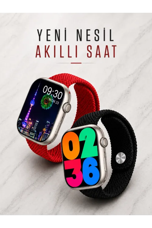 Akıllı Saat Tema Değiştirme Uyku Ve Sağlık Takibi Bluetooth Bağlantılı