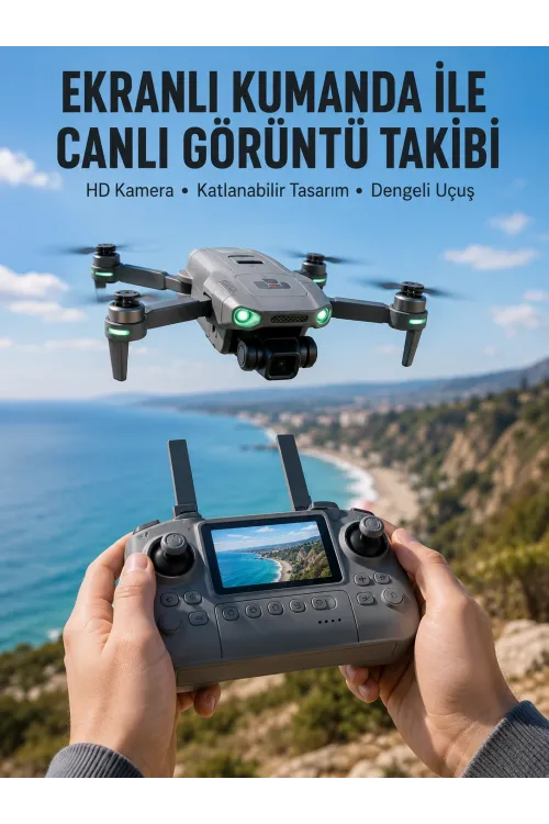 Akıllı Sensörlü Drone Canlı Görüntü Aktarımlı