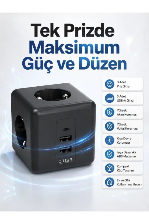 Akım Korumalı 3440 Priz