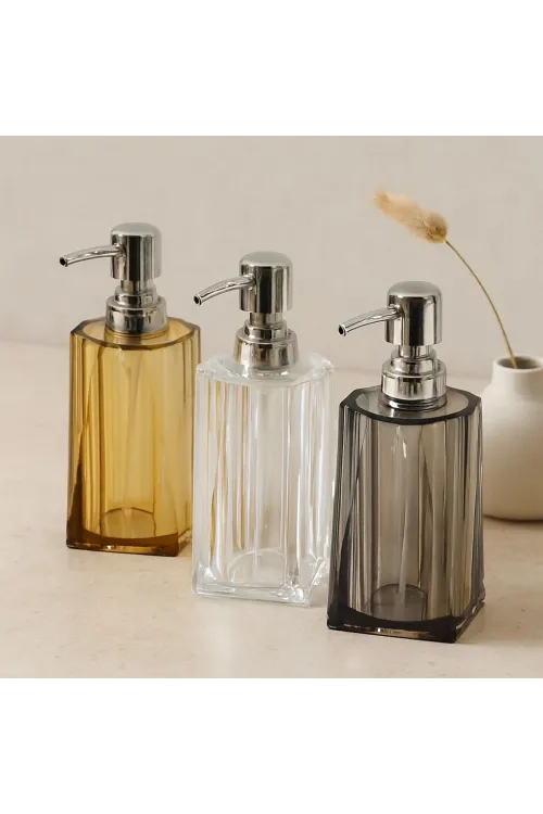 Akrilik Sıvı Sabunluk 280 ml (Şeffaf/Renkli)