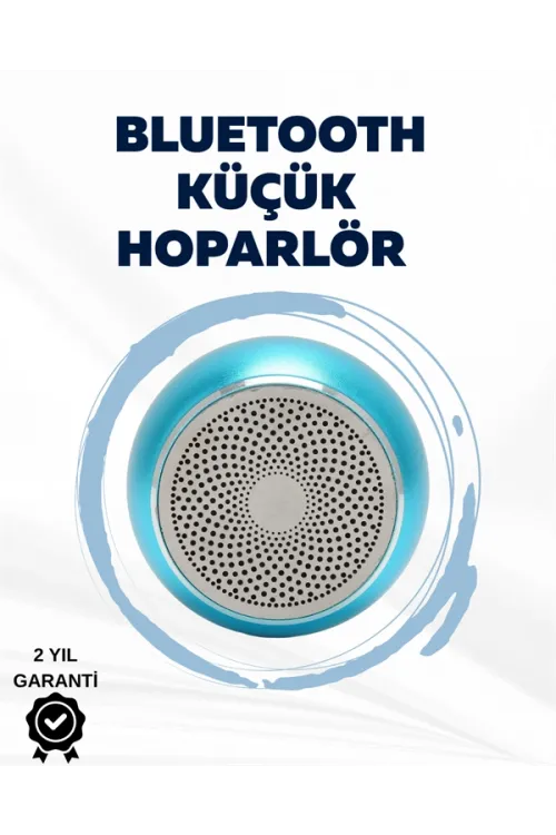 Alüminyum Gövdeli Mini Bluetooth Hoparlör – Dayanıklı Ve Şık Tasarım