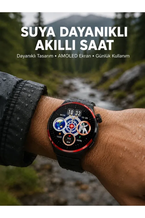 Amoled Ekranlı Akıllı Saat Bluetooth Arama Ve Nfc Destekli Yeni Nesil