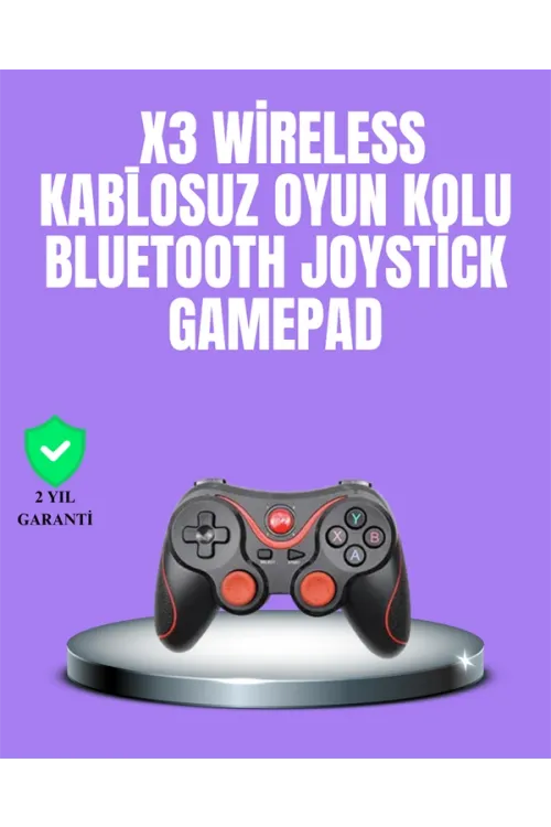Android Uyumlu Gamepad X3 Game Stick Oyun Kolu Bluetooth Bağlantılı