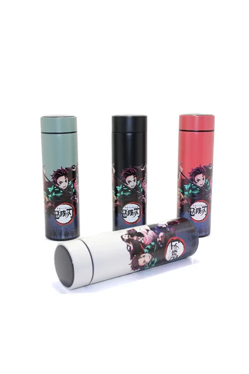 Anime Baskılı Digital Göstergeli Termos 500 Ml IEG380