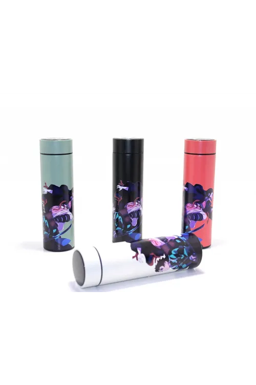 Anime Baskılı Dijital Göstergeli Termos 500 ml (1 Adet) Seçenek 1