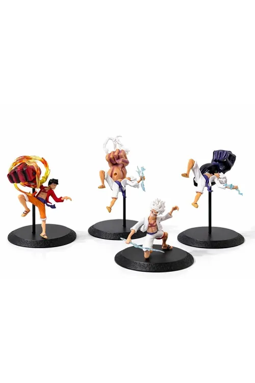 Anime One Piece Luffy Figürü 4lü Set  IEG5275