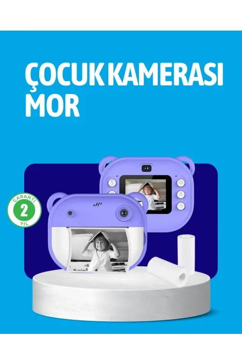 Anında Baskı Özellikli Çocuk Kamerası