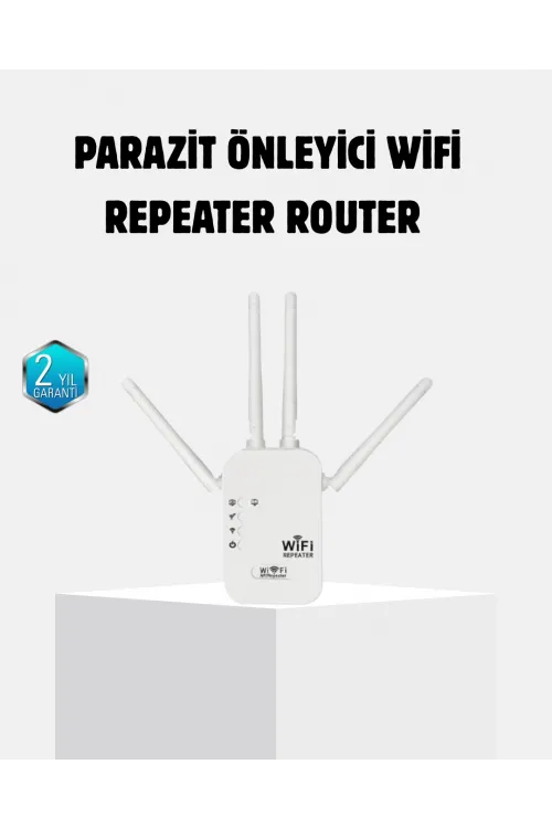 Antenli Wifi Repeater 300m2 Kapsama Alanı Wpa3 Güvenlikli