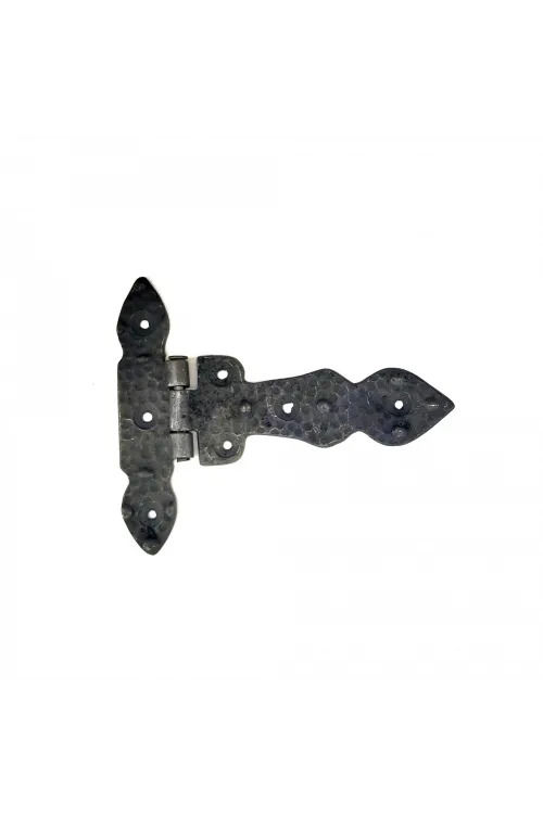 Antika Tarz Dekoratif Pirinç Kuyruklu Düğmeli Menteşe No1 - 117x142 Mm, Oksit