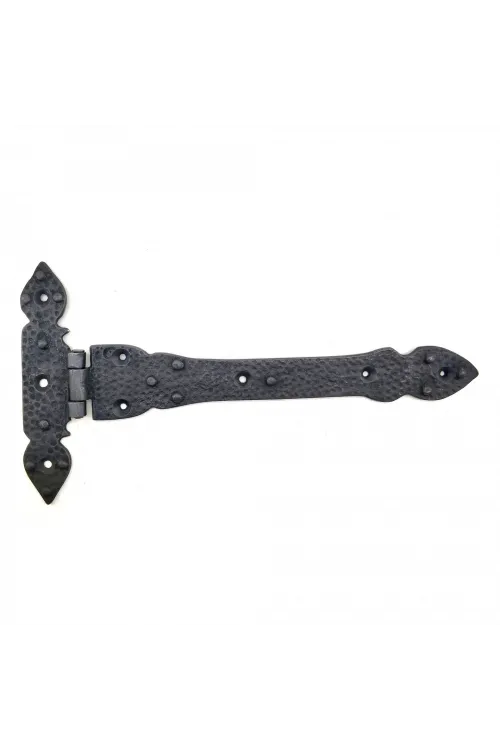 Antika Tarz Dekoratif Pirinç Kuyruklu Lale Menteşe - 147x193 Mm, Oksit