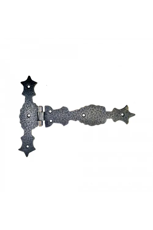 Antika Tarz Dekoratif Pirinç Kuyruklu Zambak Menteşe - 175x248 Mm, Oksit